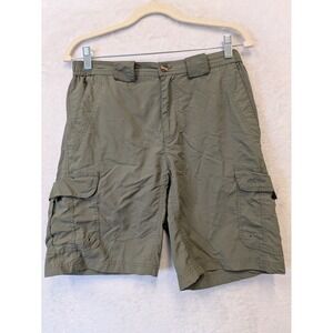 American Outback Womens Cargo‎ Shorts Olive Green Size M Outdoor Hiking Camping